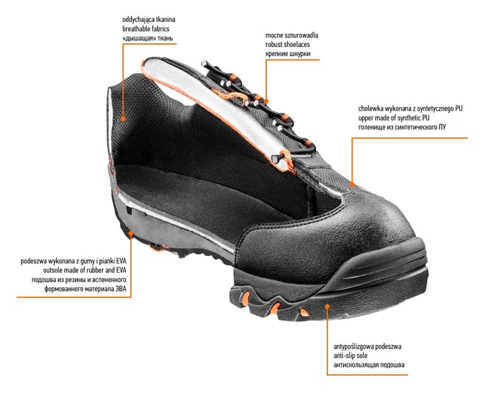 NEO 82-715 - Werkschoenen - Półbuty - Antislip - EVA Rubber Zool
