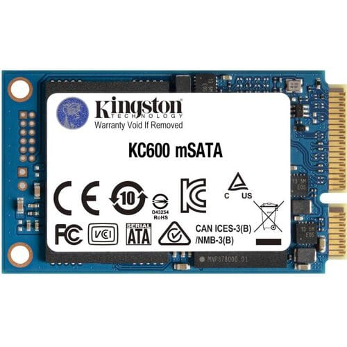 Kingston Technology 256G SSD KC600 SATA3 mSATA