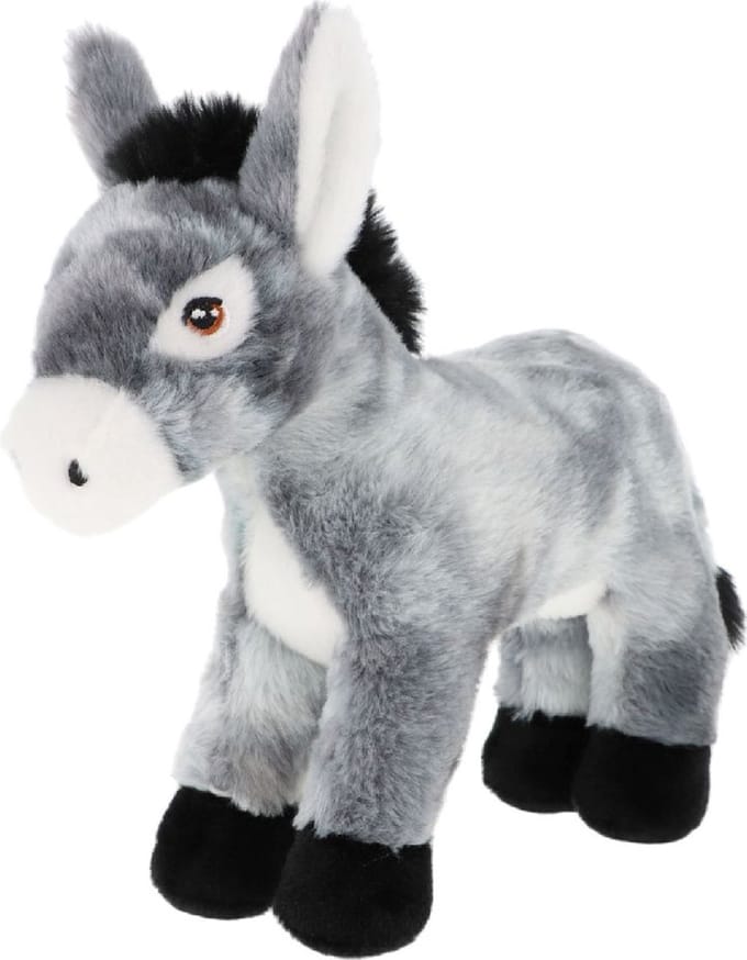 Keel Toys Ezel - 25 cm - Dieren knuffelbeesten