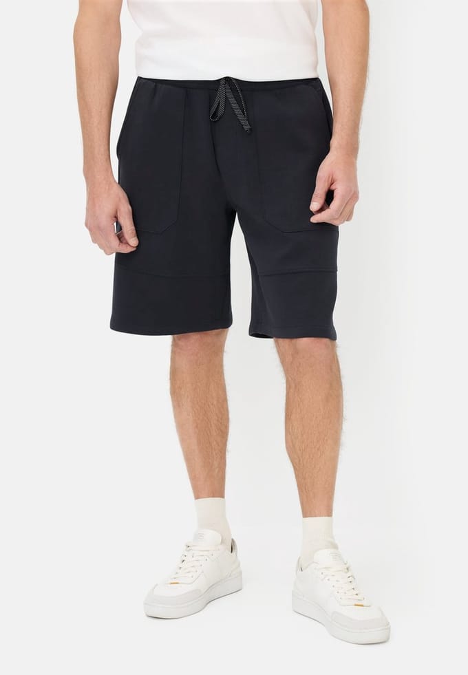 camel active fleXXXactive® Bermudashorts met trekkoord - Maat menswear-M - Donkerblauw