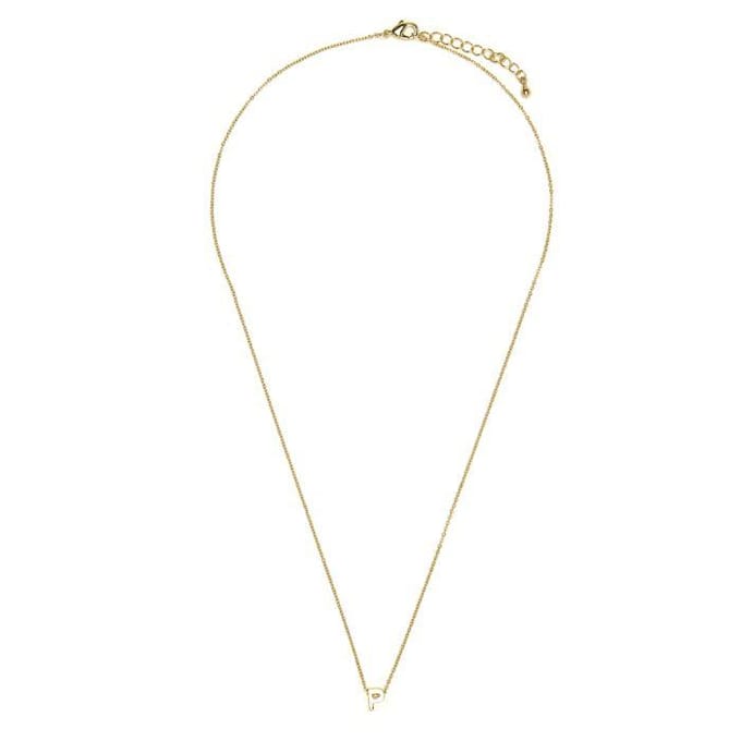 Luxenter Ketting met 18-karaats geelgouden afwerking - Alphabet