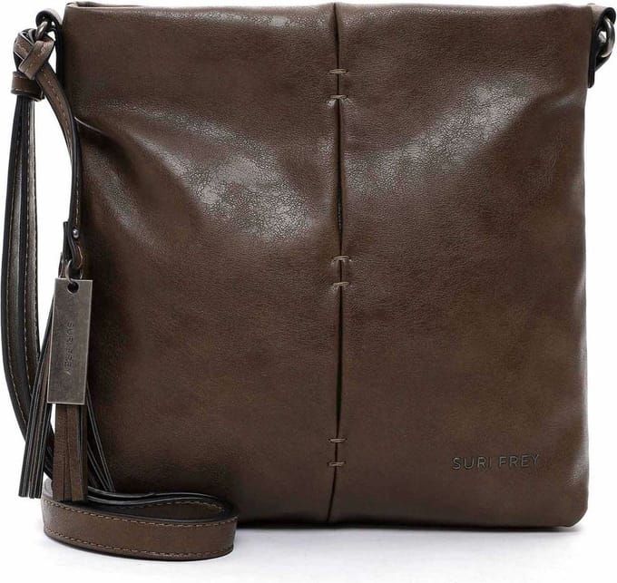 SURI FREY Schoudertas Livy Crossbody Bag Mud Bruine