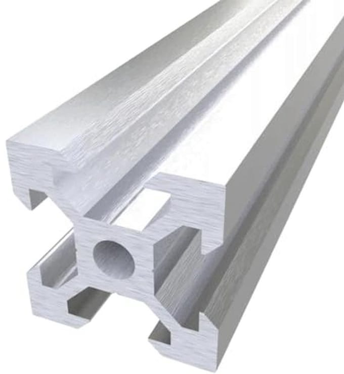 V-groef Aluminium Profiel 20x20 - 2000mm voor CNC en 3D-printers