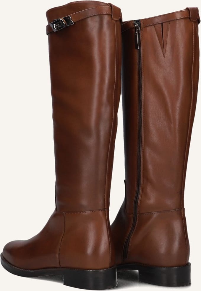 STEFANO LAURAN 2048 Laarzen - Leer - Dames - Cognac - Maat 37