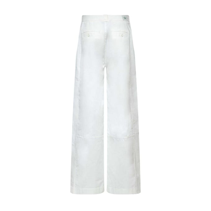 Lacoste Dames/Dames Gabardine Broek (Crème)