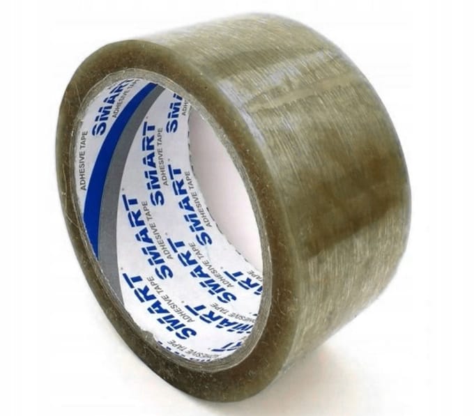 Drizzle Pakkingstape Smart 48mm x 66m - Oploslijm - 1 Stuk