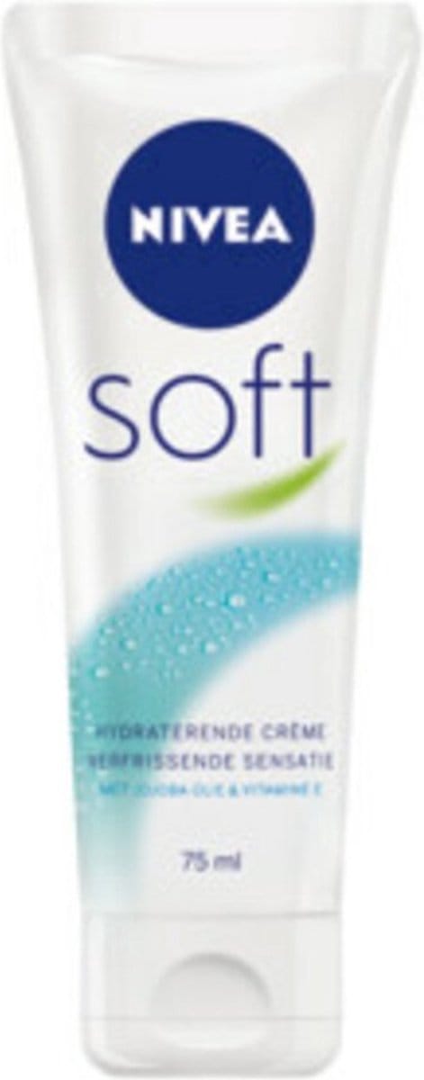 Nivea Soft Hydraterende Creme Tube - 2x75ml - Voordeelverpakking