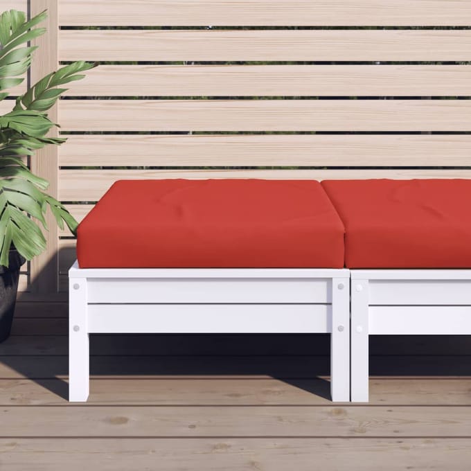 vidaXL - Palletkussen - pallet - oxford - stof - rood
