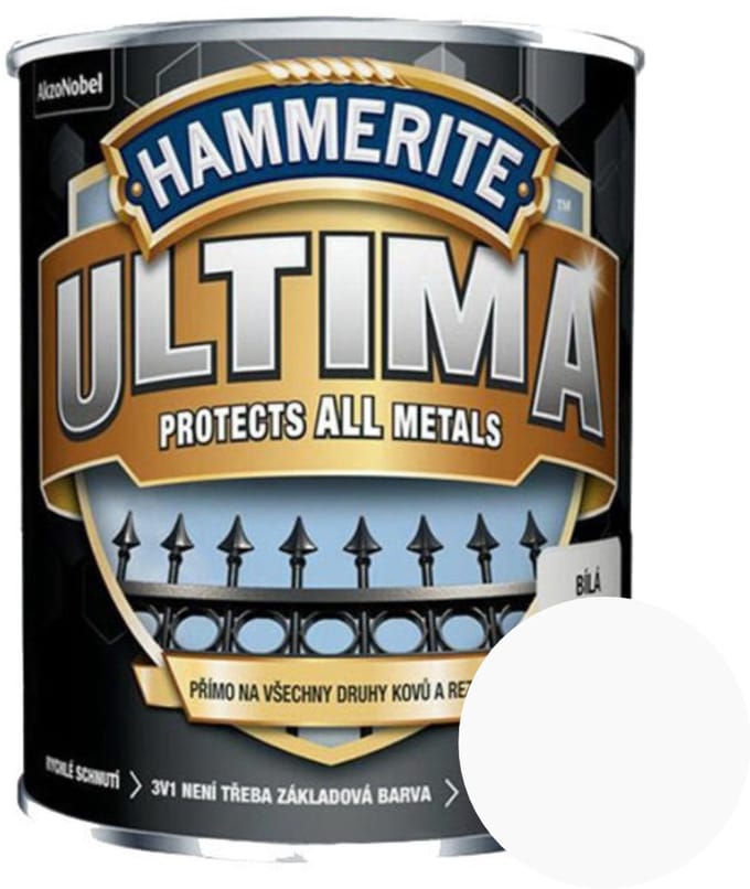 Hammerite ULTIMA 0,75, Wit Matt