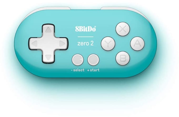 8BitDo Zero 2 - Pocket-size - Turquoise - Wireless Controller - Android