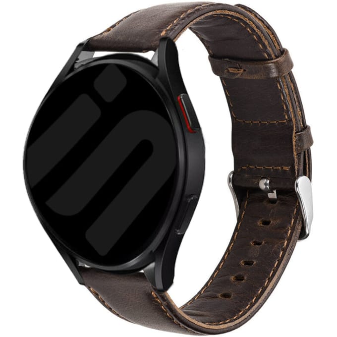 Huawei Watch GT 5 - 46mm leren bandje (donkerbruin)