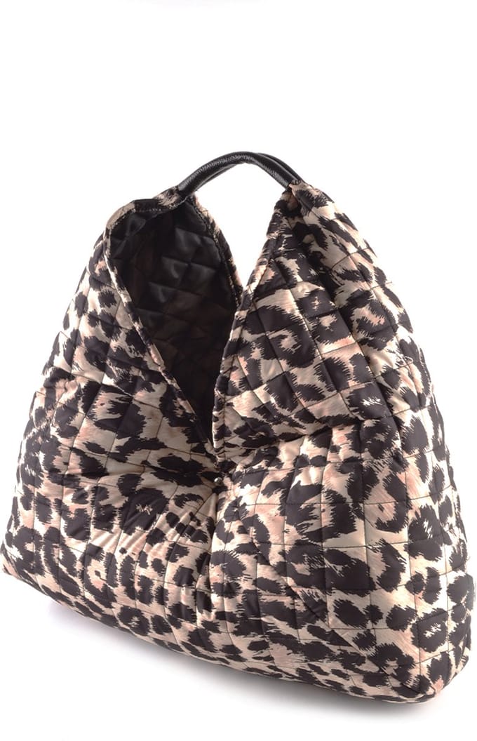 Giuliano shopper Elke - Made in Italy - Panter - Zwart
