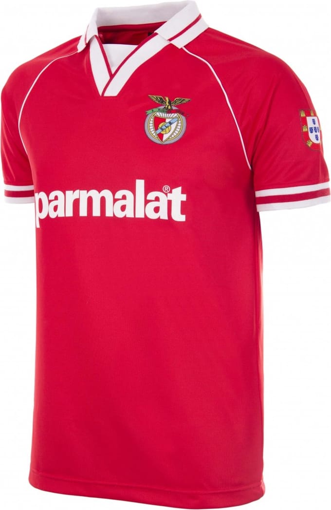 COPA - SL Benfica 1994/95 Retro Voetbalshirt - Heren - Rood - XS