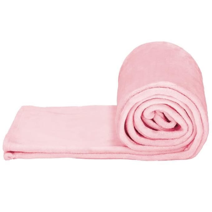 Springos Plaid | Sprei | Deken | Woonaccessoires | 150x200 cm | Roze