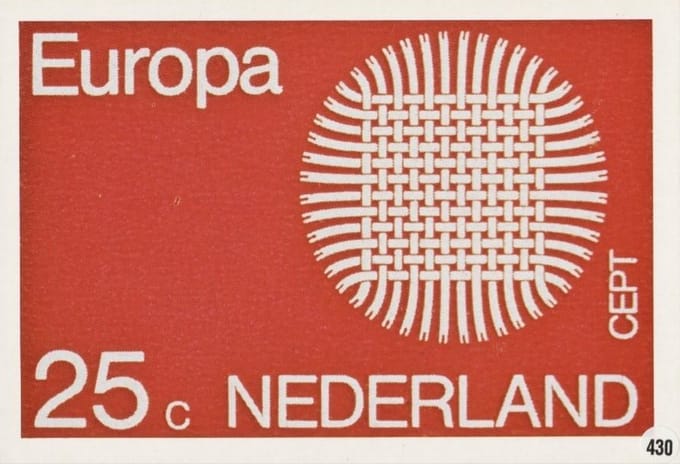 Briefkaart met afbeelding C.E.P.T. postzegel