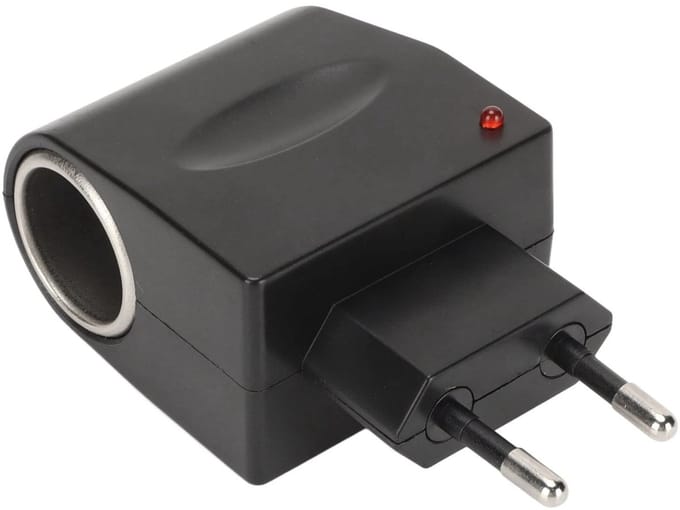 Allecto - Voedingsadapter Ac Naar Dc 12V - Stekkerconverter - Compact