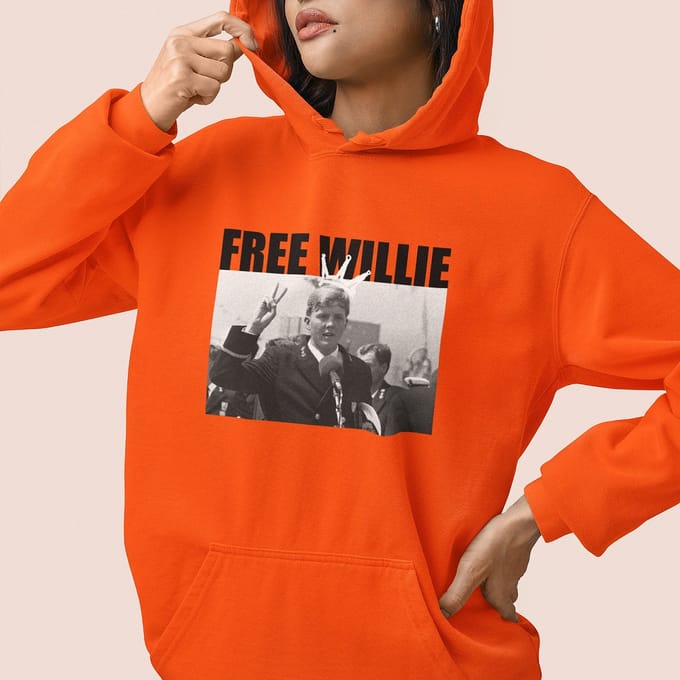 Oranje Koningsdag Hoodie Free Willie S