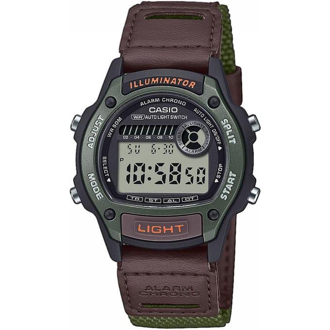 Casio Casio Collection W-220HF-3AVEF Horloge - Overig - Bruin - Ø 36 mm