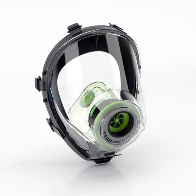 BLS 5150 Volgelaatsmasker / Gasmasker met 40MM EN 148-1 schroefdraad