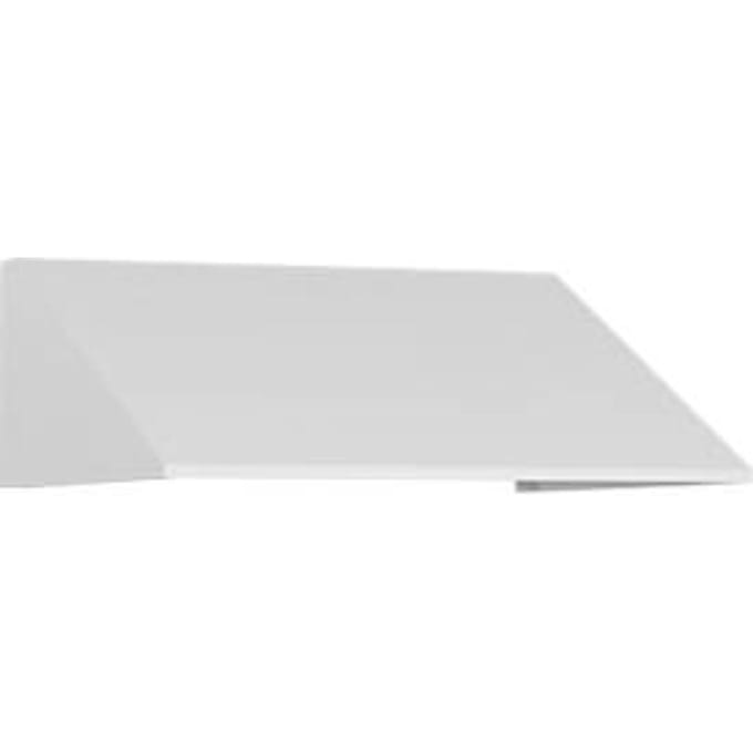C+P schuin dak, voor kastbreedte 600 mm, verkeerswit