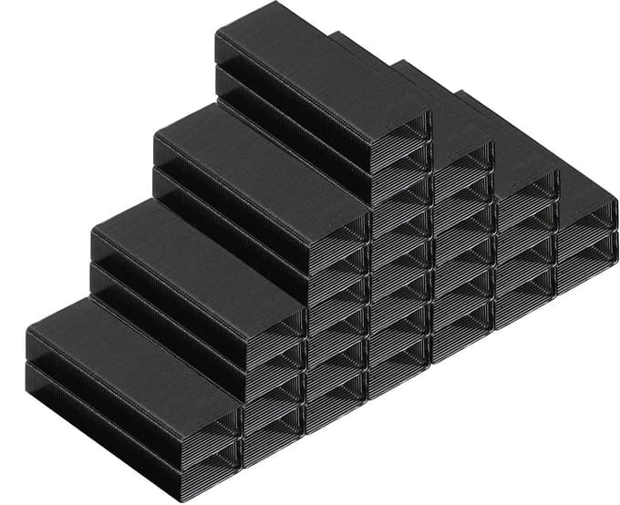 Mini Nietjes #10 Zwart Metaal voor Kantoor en Thuis - 2000 Stuks