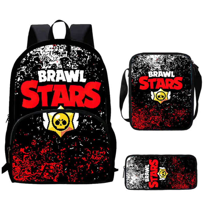 Brawl Stars Schooltas Hoge Definitie Print Multi-Functioneel Lichtgewicht Rugzak