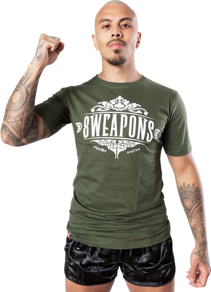8 WEAPONS T-shirt Majestic Olijfgroen - M