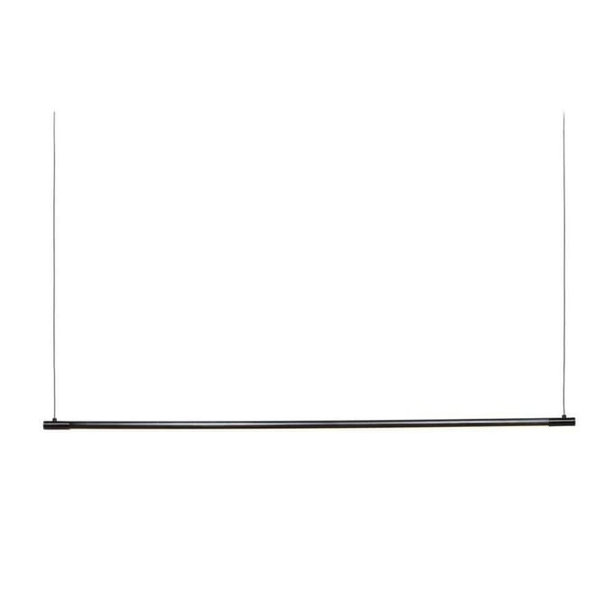 LOOM DESIGN LED hanglamp Straw 200, zwart, aluminium