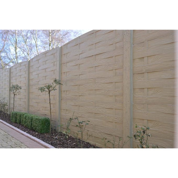 Intergard Beton schutting Weavestone dubbelzijdig 200x193cm