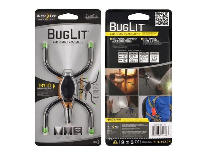 Nite Ize BugLit Black - Zaklamp - Zwart