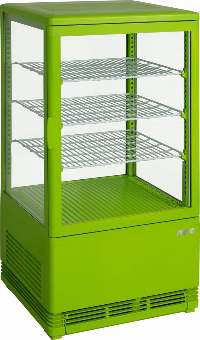 SARO Koelvitrine 68 liter, Model SC70 GROEN, 2 jaar garantie!
