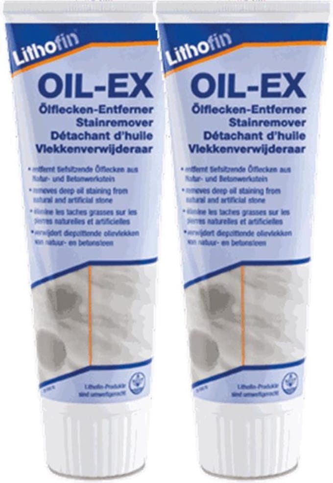 2x OIL-EX - Olievlekkenverwijderaar - Lithofin - 250 ml