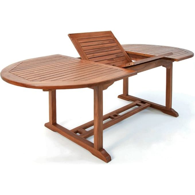 Casaria Tuintafel - FSC® gecertificeerd Eucalyptus 200x100x74cm - Bruin
