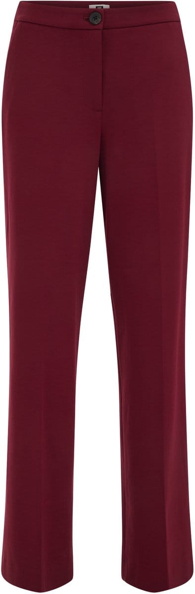 WE Fashion Dames wide leg pantalon met stretch