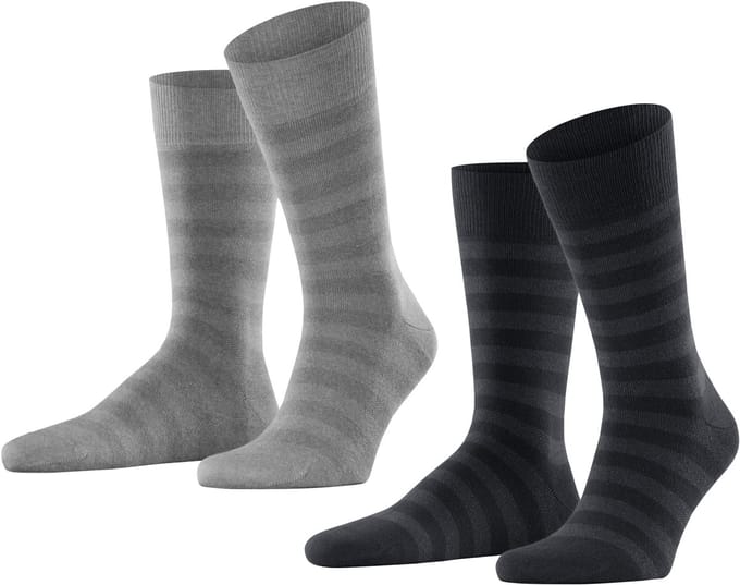 Esprit Sokken Mesh Stripe 2-Pack