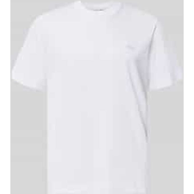 Regular fit t-shirt van puur katoen