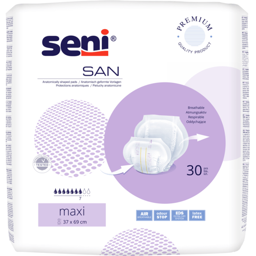 Seni San Maxi - 3 pakken van 30 stuks