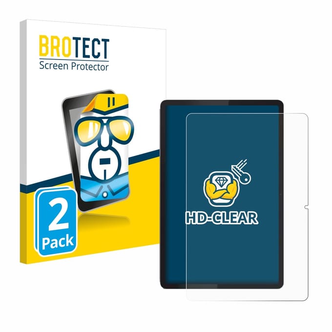 BROTECT - Screenprotector voor Lenovo Tab 2025 10.1" - Folie Beschermfolie transparant 2 Stuks