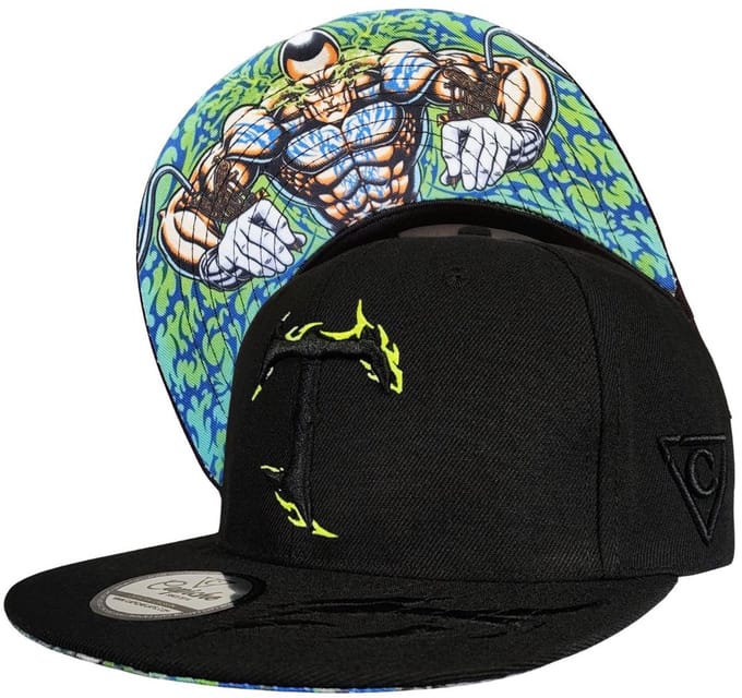 Capiche® Snapback Pet – Getatoeërd – Zwart – Verstelbaar met Druksluiting – Pet Mannen – Tattooed