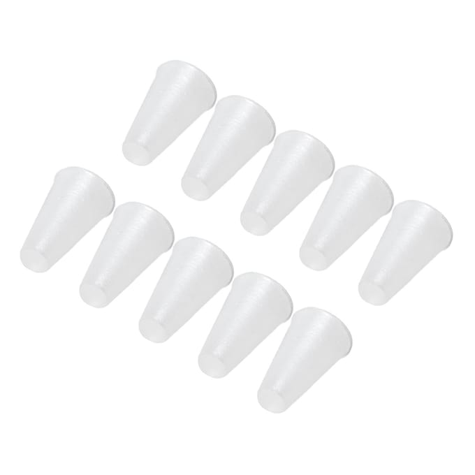 50 STUKS Siliconen Conische Pluggen Hittebestendige Conische Stop voor Afsluitbescherming white