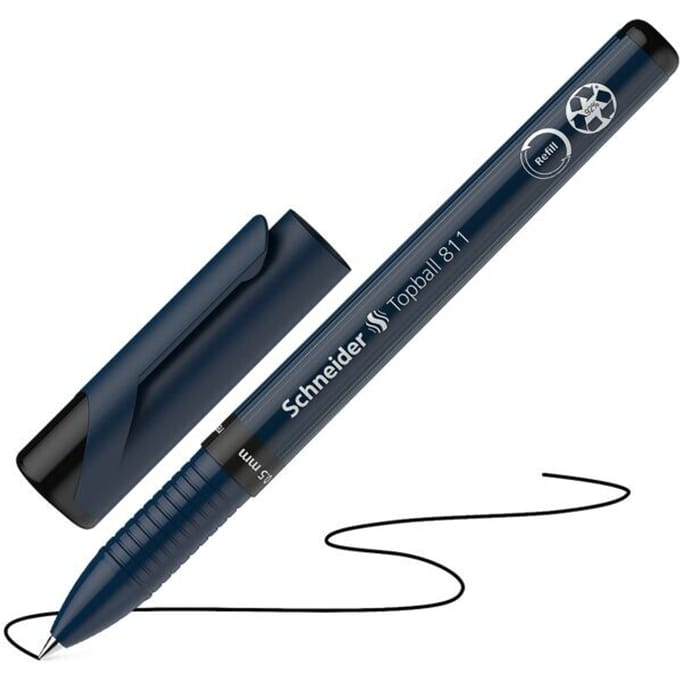 Schneider rollerball -Topball 811 - lijnbreedte 0,5mm - zwart - S-8111