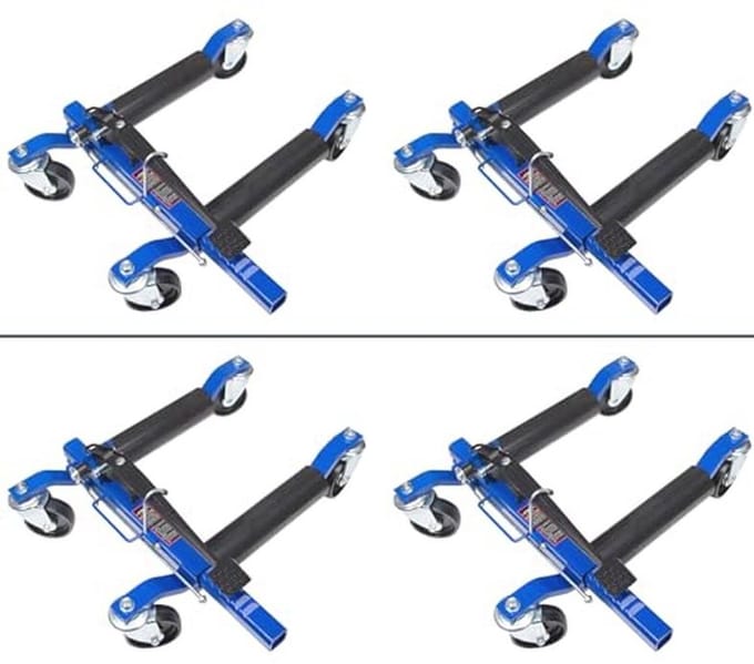 Set van 4 mechanische manoeuvreerhulpen voor voertuigen