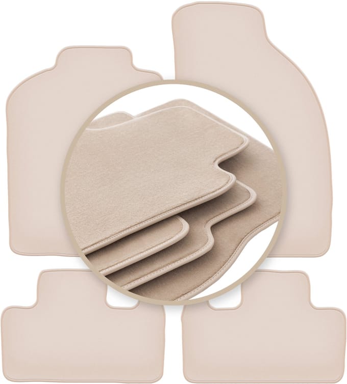 PREMIUM beige matten voor: FIat Coupé coupé 1993-2000