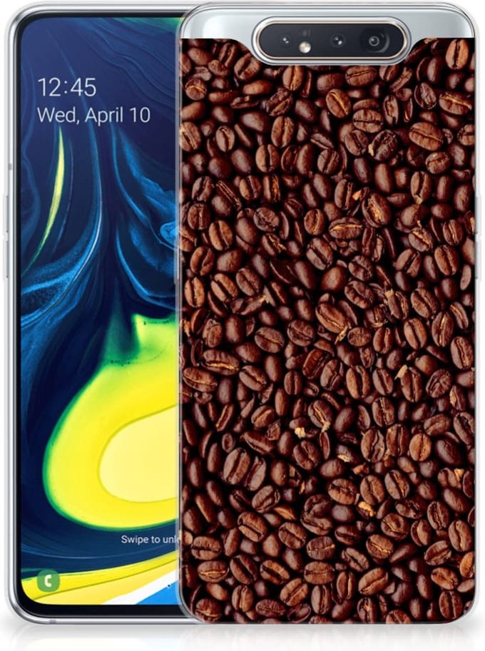 Samsung Galaxy A80 Siliconen Case Koffiebonen