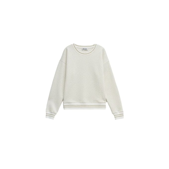 Dames sweatshirt Salsa Jeans Jacquard And Lurex