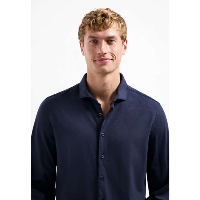 No Excess Shirt jersey melange stretch night