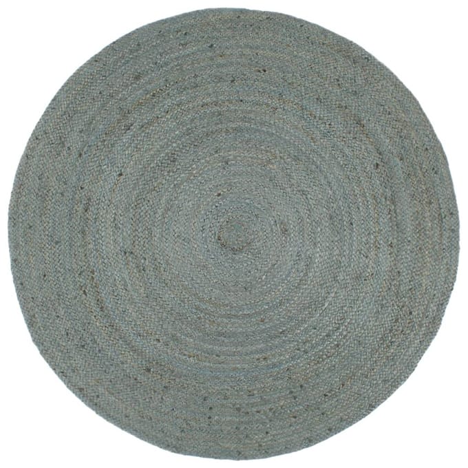 vidaXL - Vloerkleed - handgemaakt - rond - 180 - cm - jute - olijfgroen