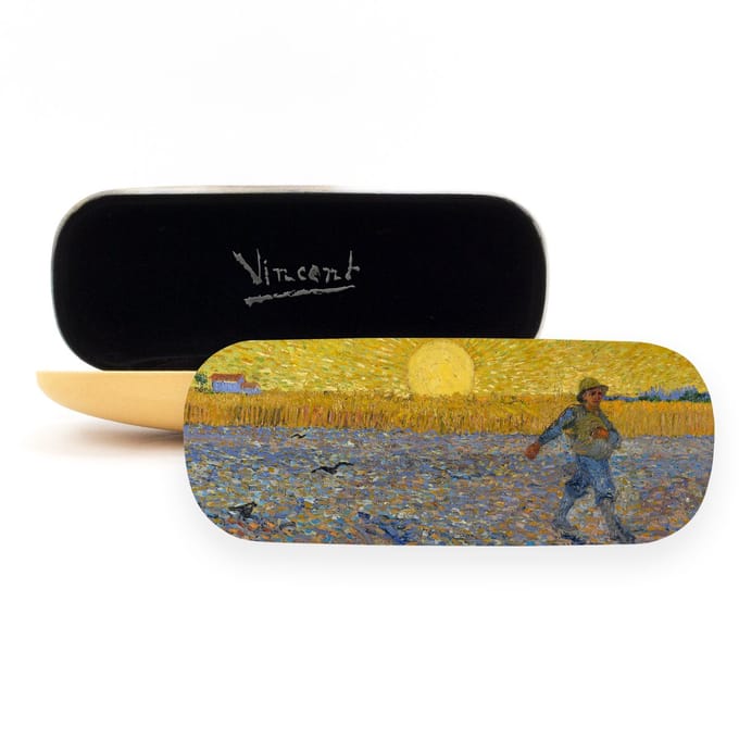 Lanzfeld - Brillenkoker - De Zaaier - Van Gogh - Hard Case - Microfiber
