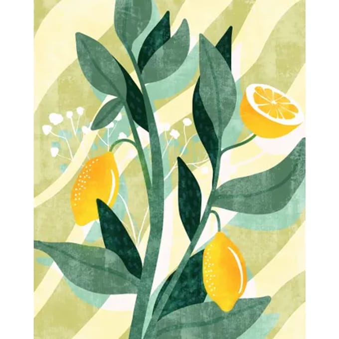 Fotobehang - Lemon Fresh 200x250cm - Vliesbehang