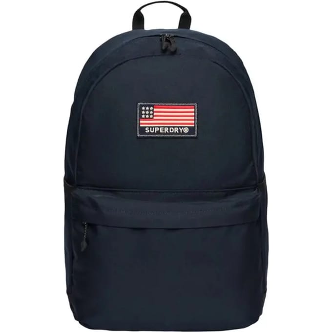 Superdry Classic Patch Montana Backpack eclipse navy flag